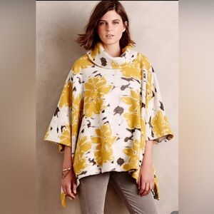 XS/S Preloved- Anthropologie SATURDAY SUNDAY Clustered Flora Poncho